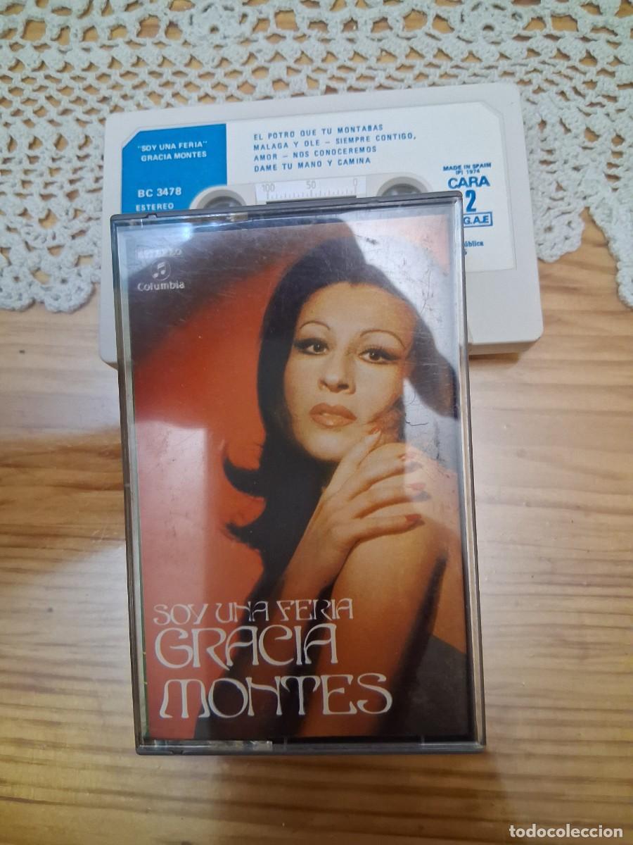 Casetes antiguos: Casete cinta de m&uacute;sica Casete cinta de m&uacute;sica Soy una feria Gracia Montes