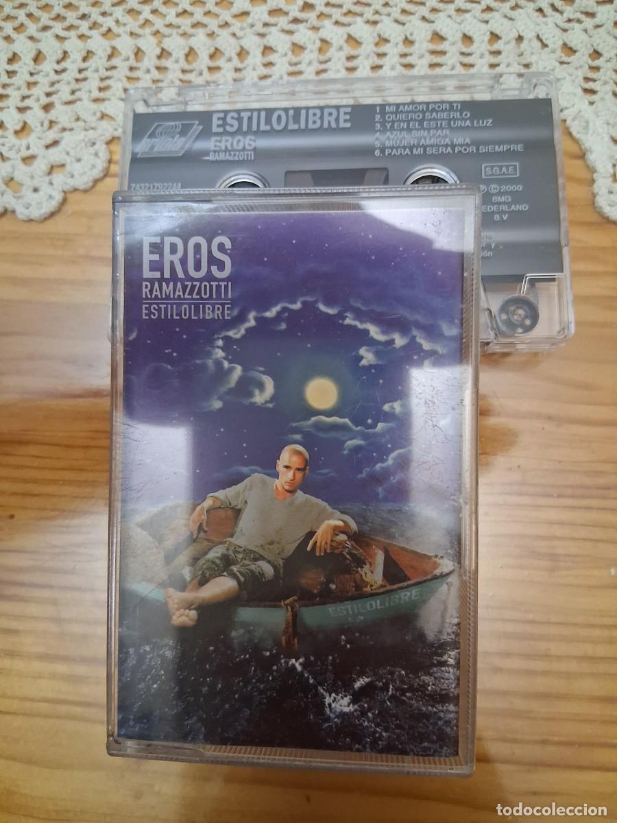 Casetes antiguos: Casete cinta de m&uacute;sica EROS RAMAZZOTTI - ESTILOLIBRE estilo libre