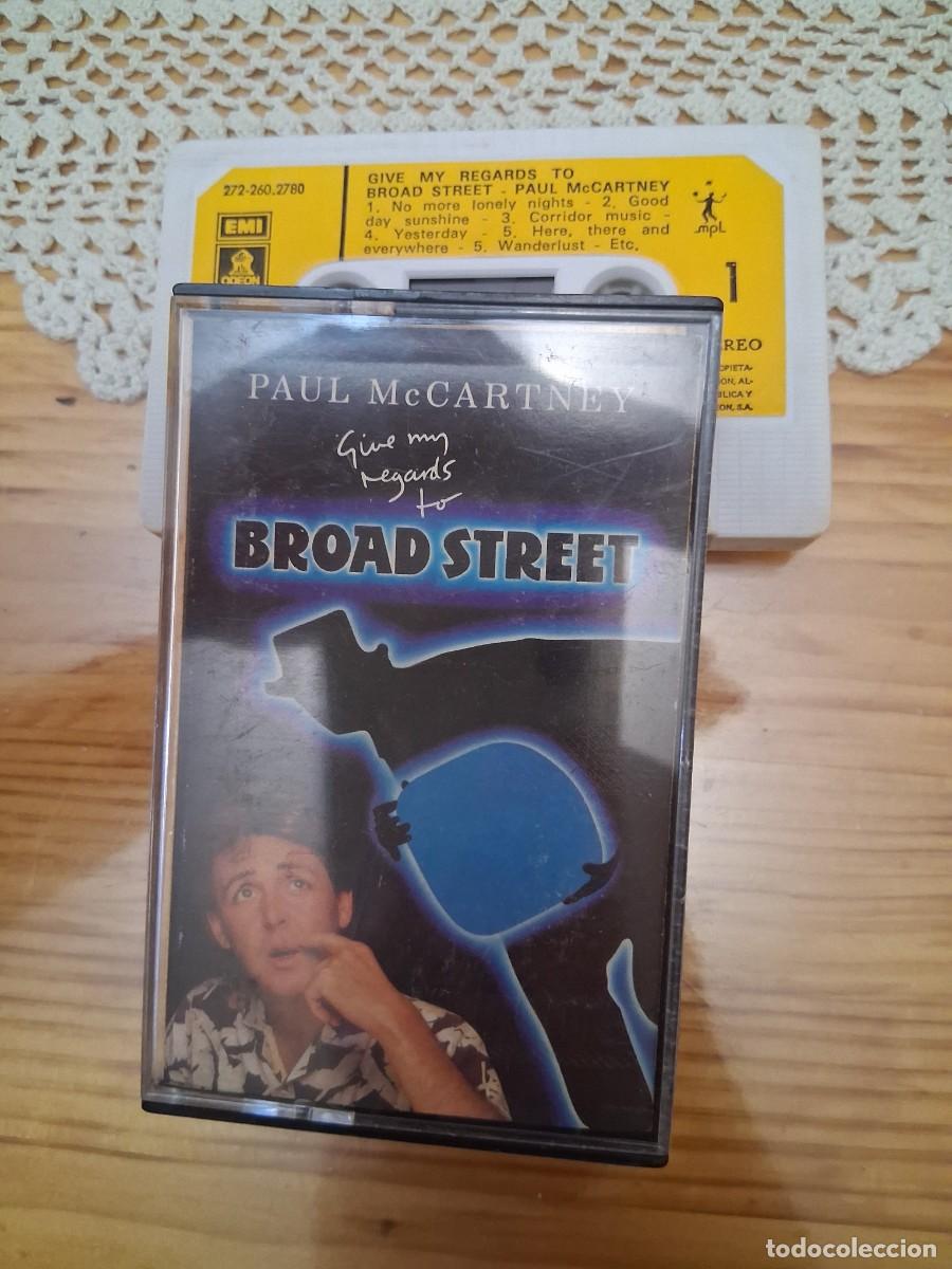 Casetes antiguos: Casete cinta de m&uacute;sica PAUL McCARTNEY. GIVE MY REGARDS TO BROAD STREET