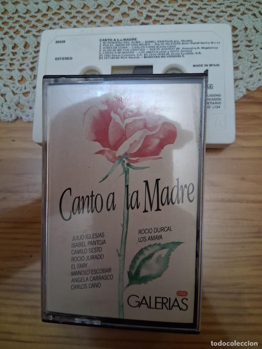 Casetes antiguos: Casete cinta de m&uacute;sica Canto a la madre Julio Iglesias Isabel Pantoja Roc&iacute;o Durcal El Fary