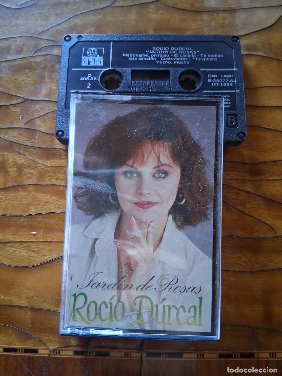 Casetes antiguos: Casete cinta m&uacute;sica ROCIO DURCAL JARDIN DE ROSAS