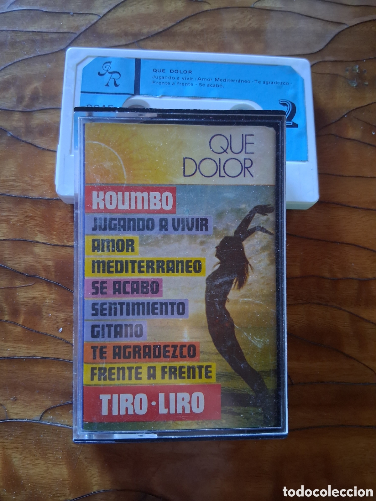 Casetes antiguos: Casete cinta m&uacute;sica Que dolor koumbo tiro liro gitano
