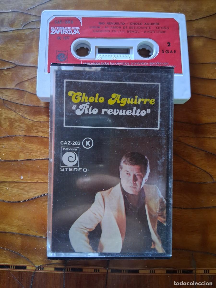 Casetes antiguos: Casete cinta m&uacute;sica cholo aguirre rio revuelto