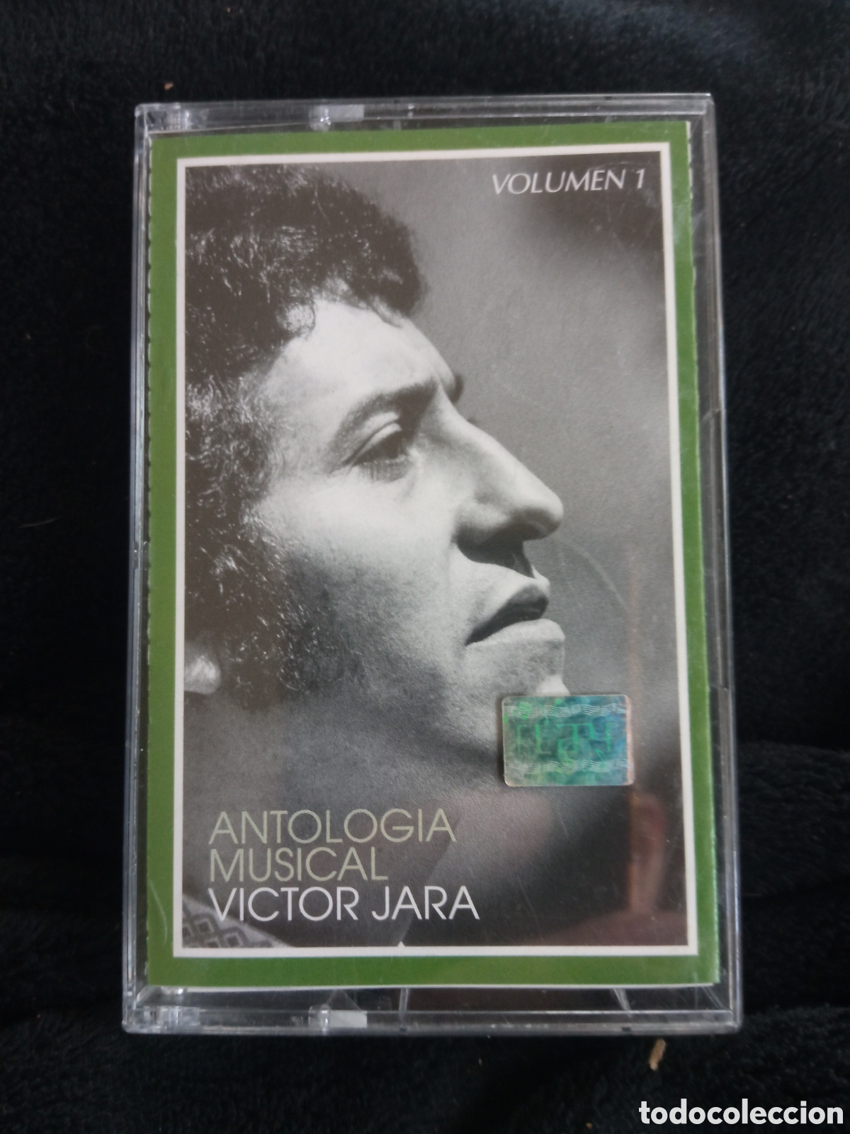 Casetes antiguos: Cinta casete de V&iacute;ctor Jara, Antolog&iacute;a Musical, volumen 1