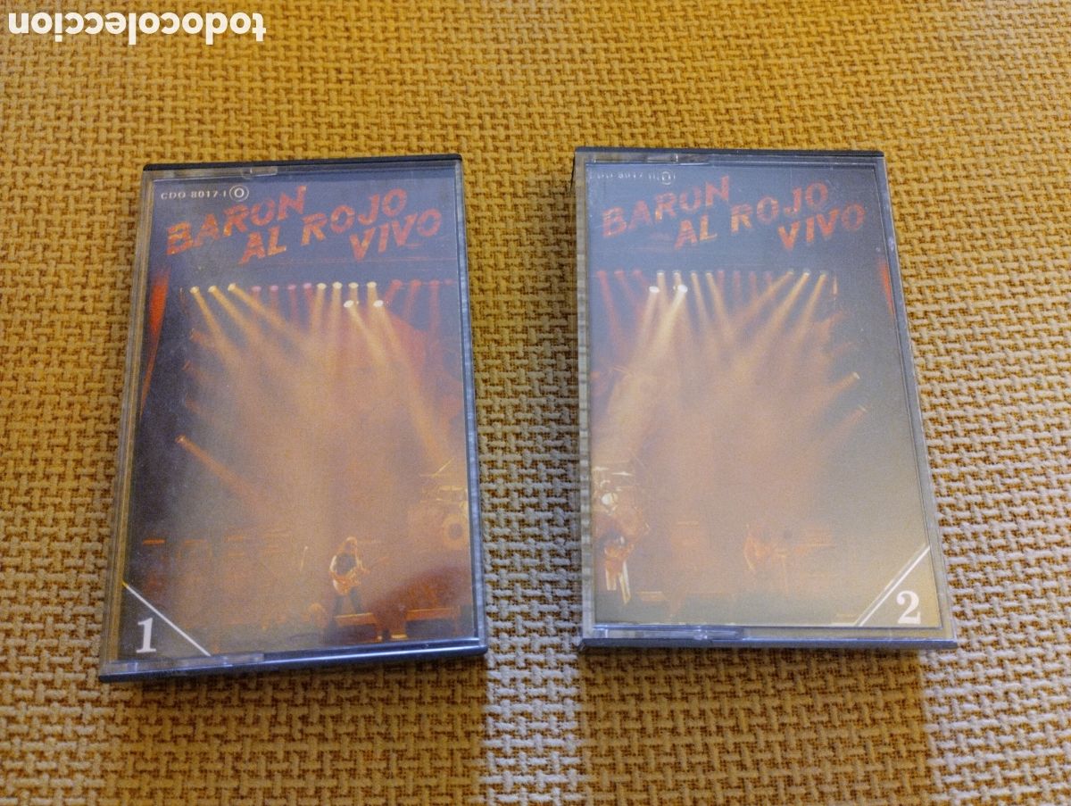 Casetes antiguos: Cintas de casete antiguas Baron Rojo al Rojo Vivo