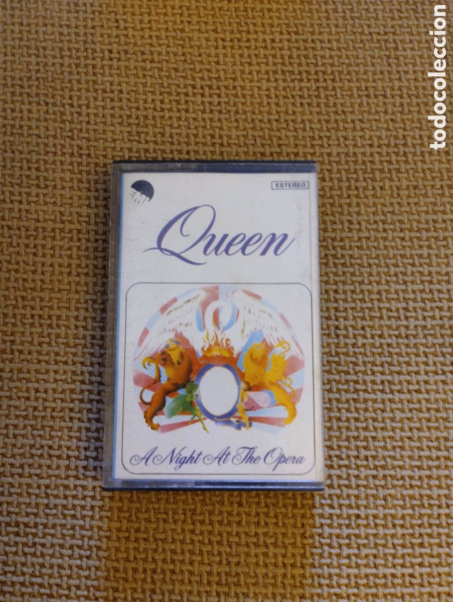 Casetes antiguos: Cinta casete antigua Queen A Night at the Opera