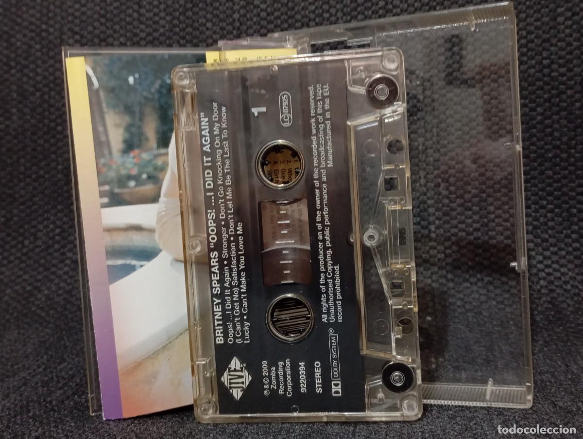 Casetes antiguos: BRITNEY SPEARS - OOPS I DID IT AGAIN - CASSETTE - CINTA - ORIGINAL - A&Ntilde;O 2000 - Foto 4