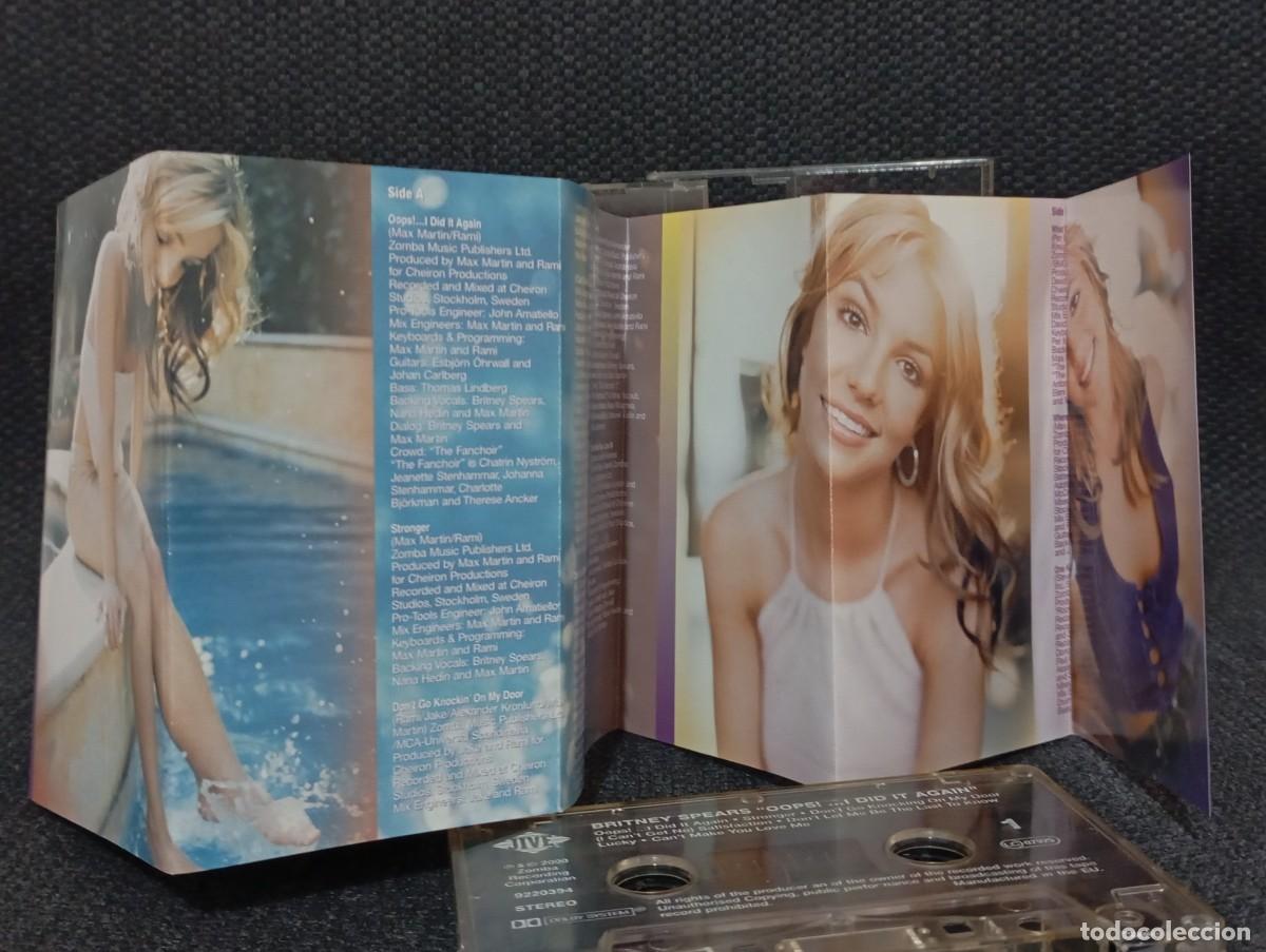 Casetes antiguos: BRITNEY SPEARS - OOPS I DID IT AGAIN - CASSETTE - CINTA - ORIGINAL - A&Ntilde;O 2000 - Foto 6