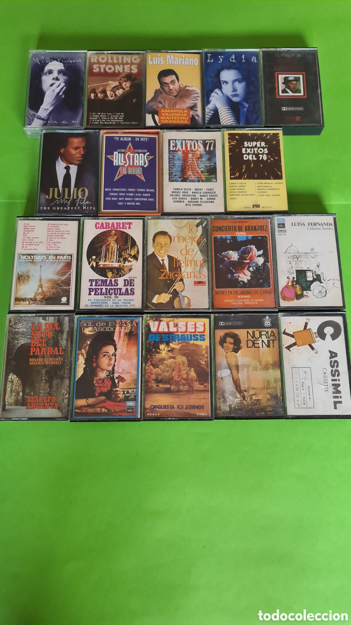 Casetes antiguos: Lote de 19 cintas de casetes antiguas