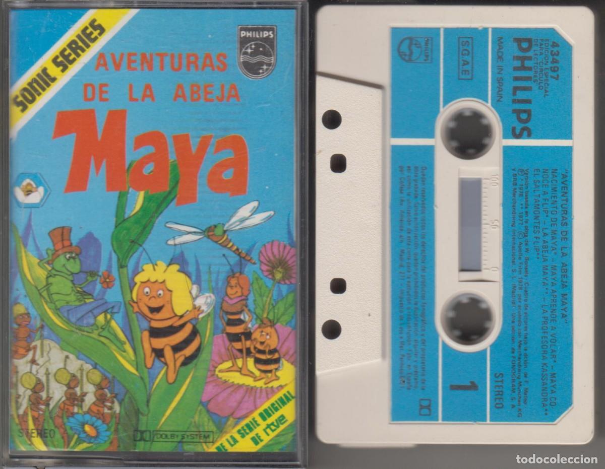 Casetes antiguos: Aventuras de la Abeja Maya cassette 1978 De la serie original de RTVE