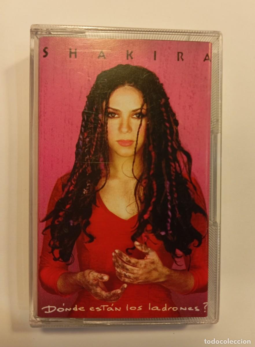 Casetes antiguos: Shakira - Donde estan los ladrones? - Cassette original 1998 Columbia con libreto