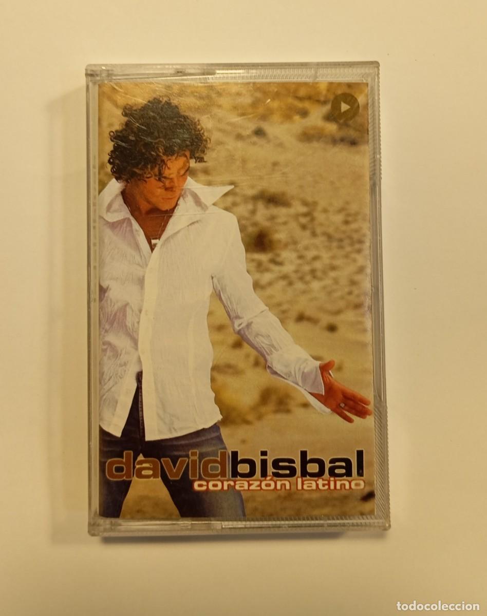 Casetes antiguos: David Bisbal Coraz&oacute;n Latino cassette original 2002 Vale Music - Ave Maria, Llorar&eacute; las penas