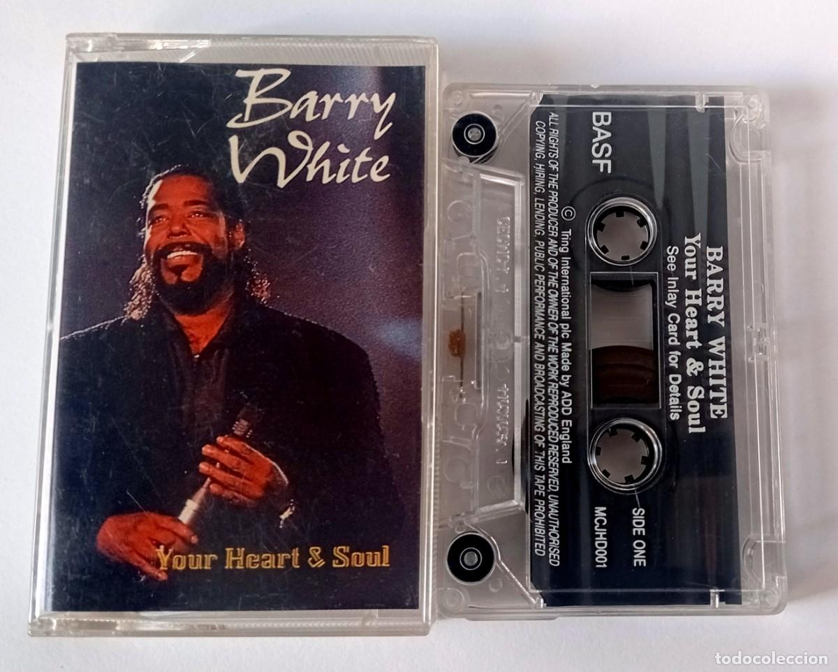 Casetes antiguos: CASSETTE BARRY WHITE - YOUR HEART & SOUL