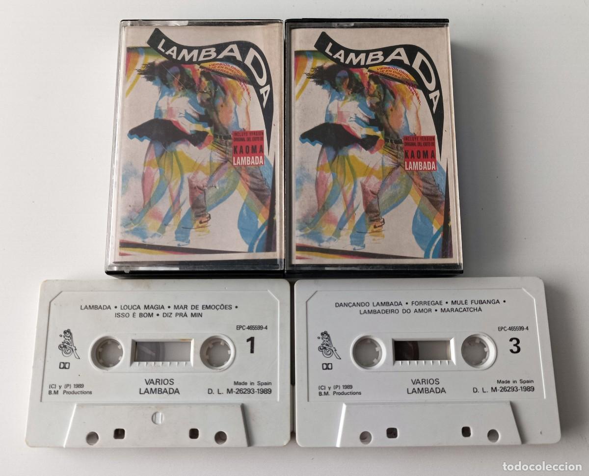 Casetes antiguos: DOBLE CASSETTE VARIOS - LAMBADA - Foto 2