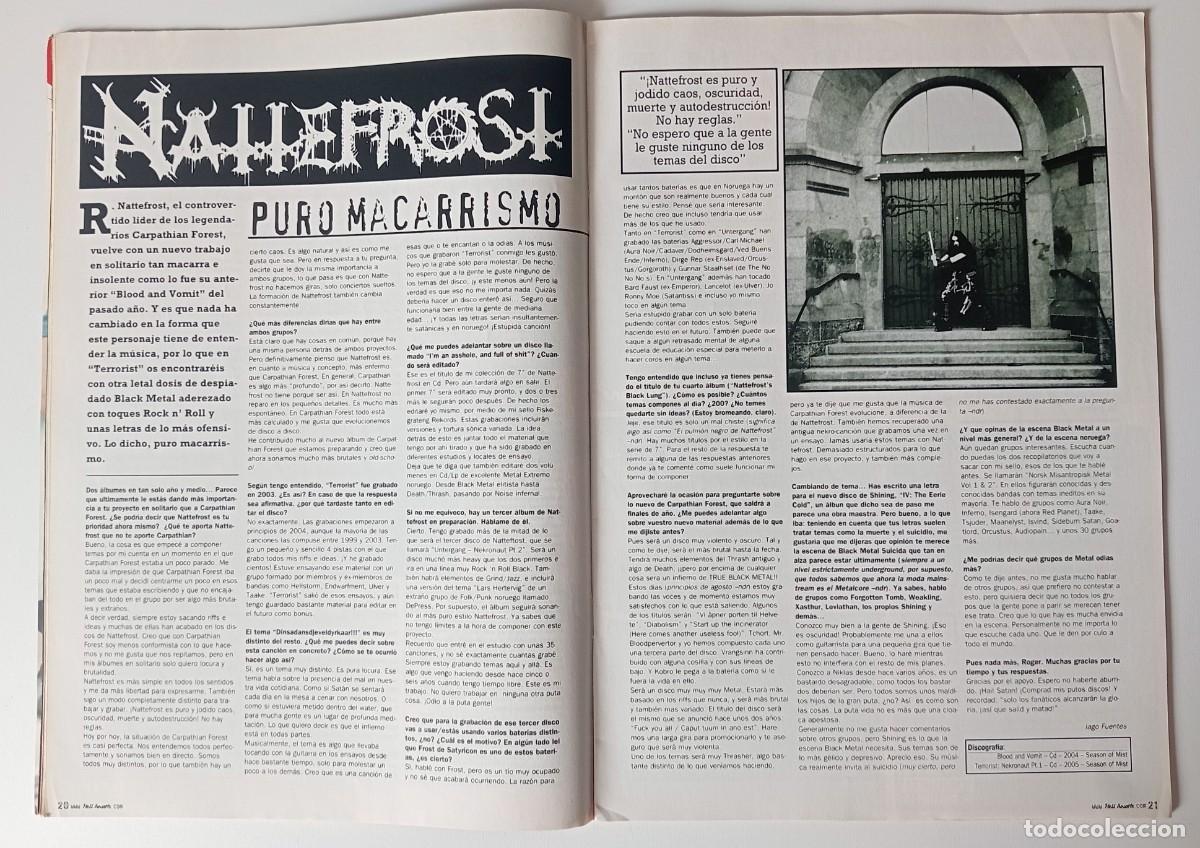 Cassette antiche: MAGAZINE CLIPPINGS NATTEFROST (CARPATHIAN FOREST)
