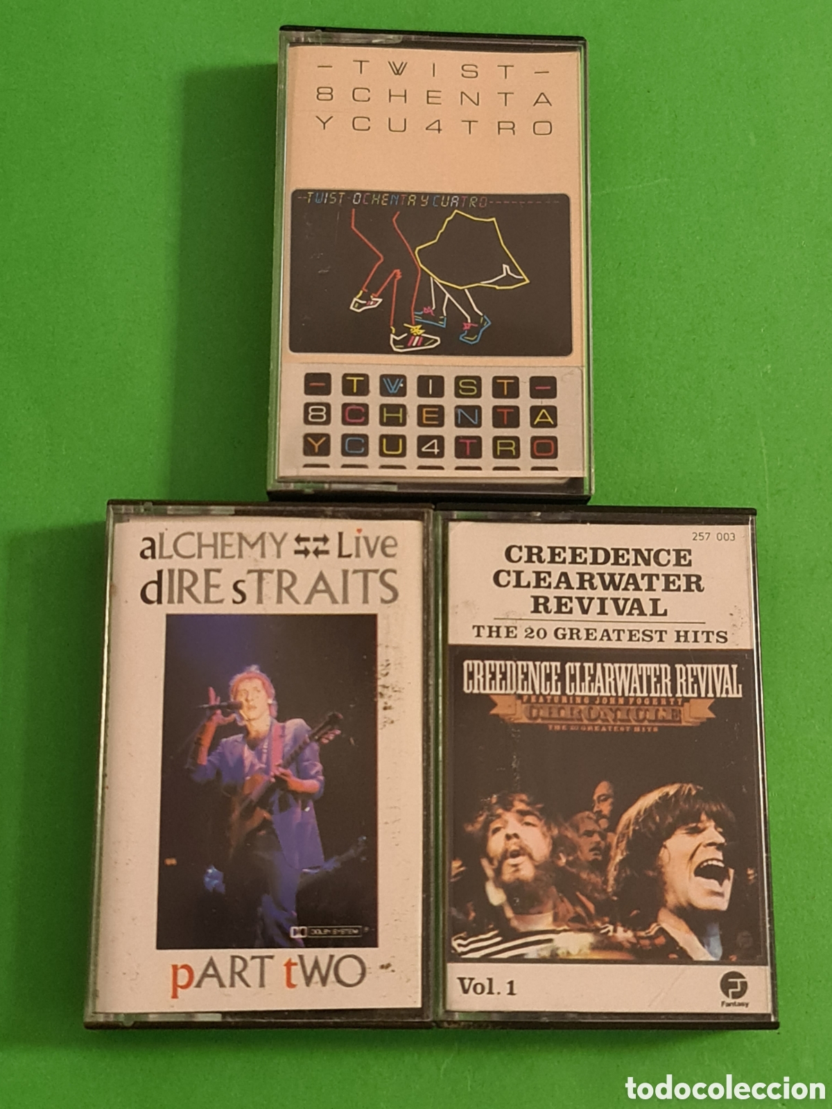 Cassettes Anciennes: Lote de tres Casetes. Dire Straits / Creedence Clearwater revival vol 1