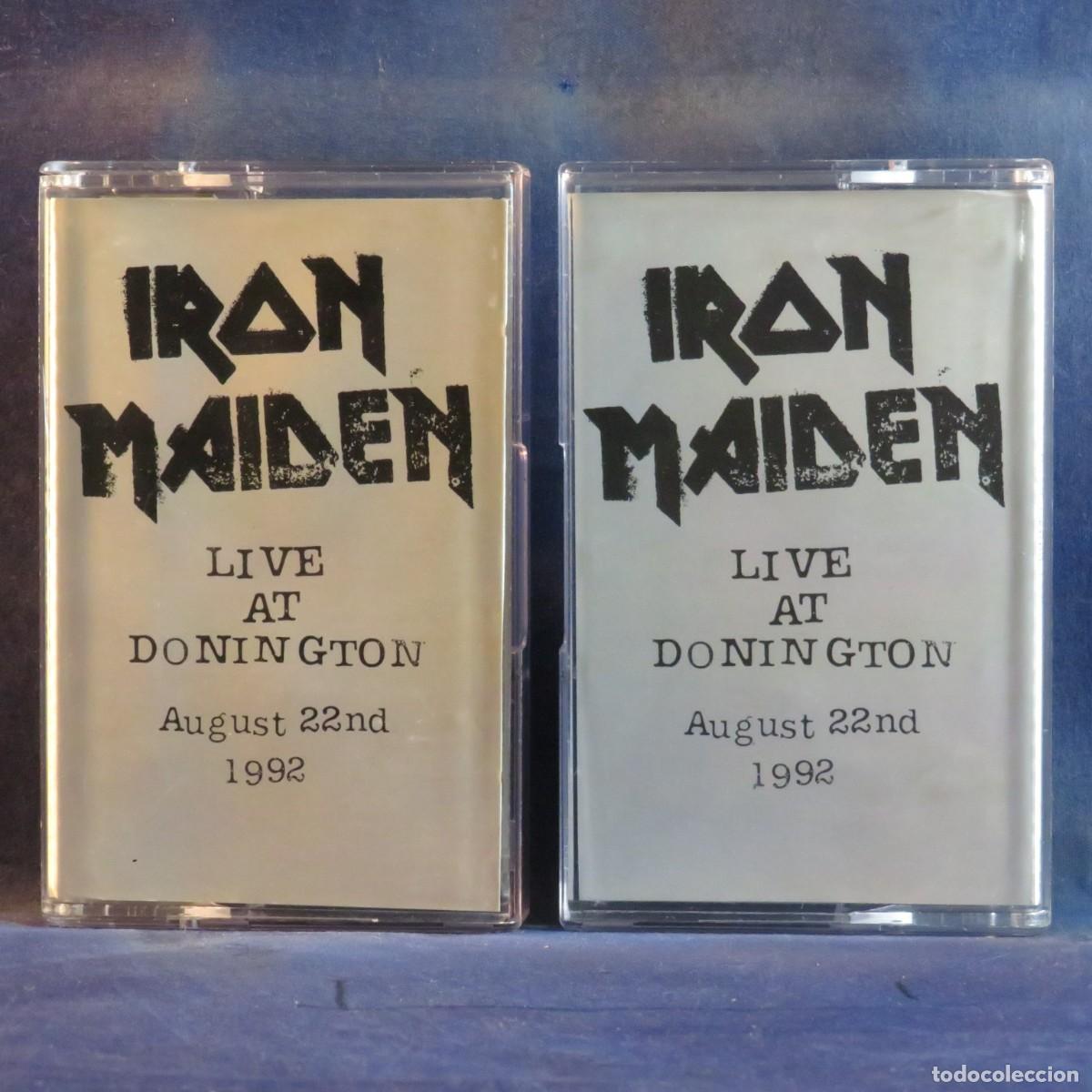Casetes antiguos: IRON MAIDEN &ndash; LIVE AT DONINGTON - 2 CASETES