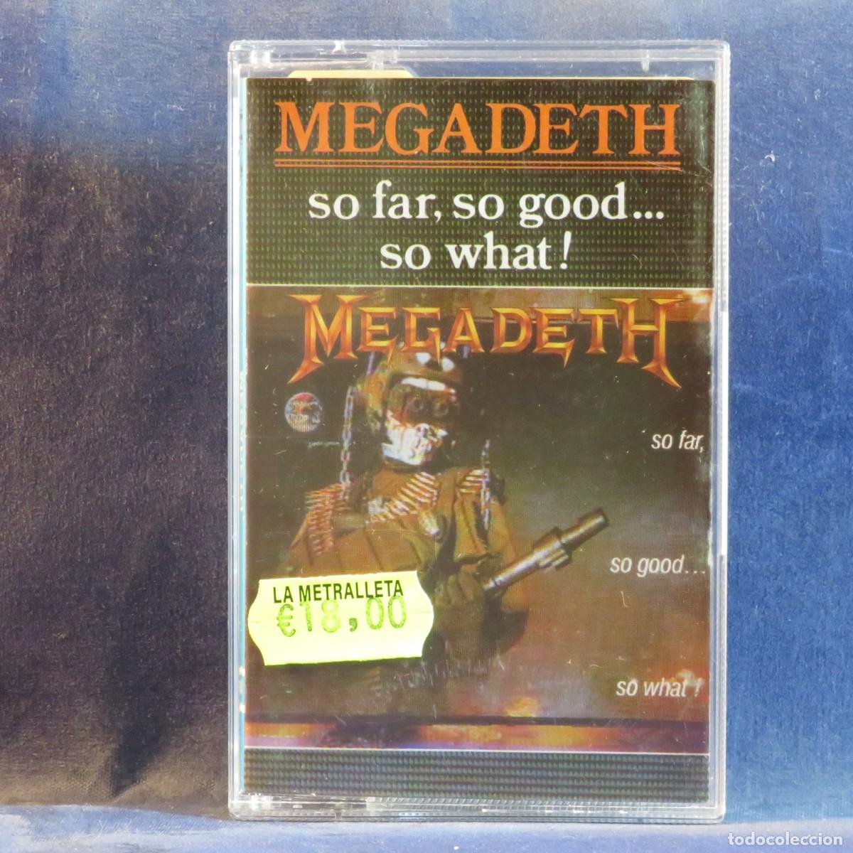 Casetes antiguos: MEGADETH &ndash; SO FAR, SO GOOD... SO WHAT! - CASETE - Foto 1