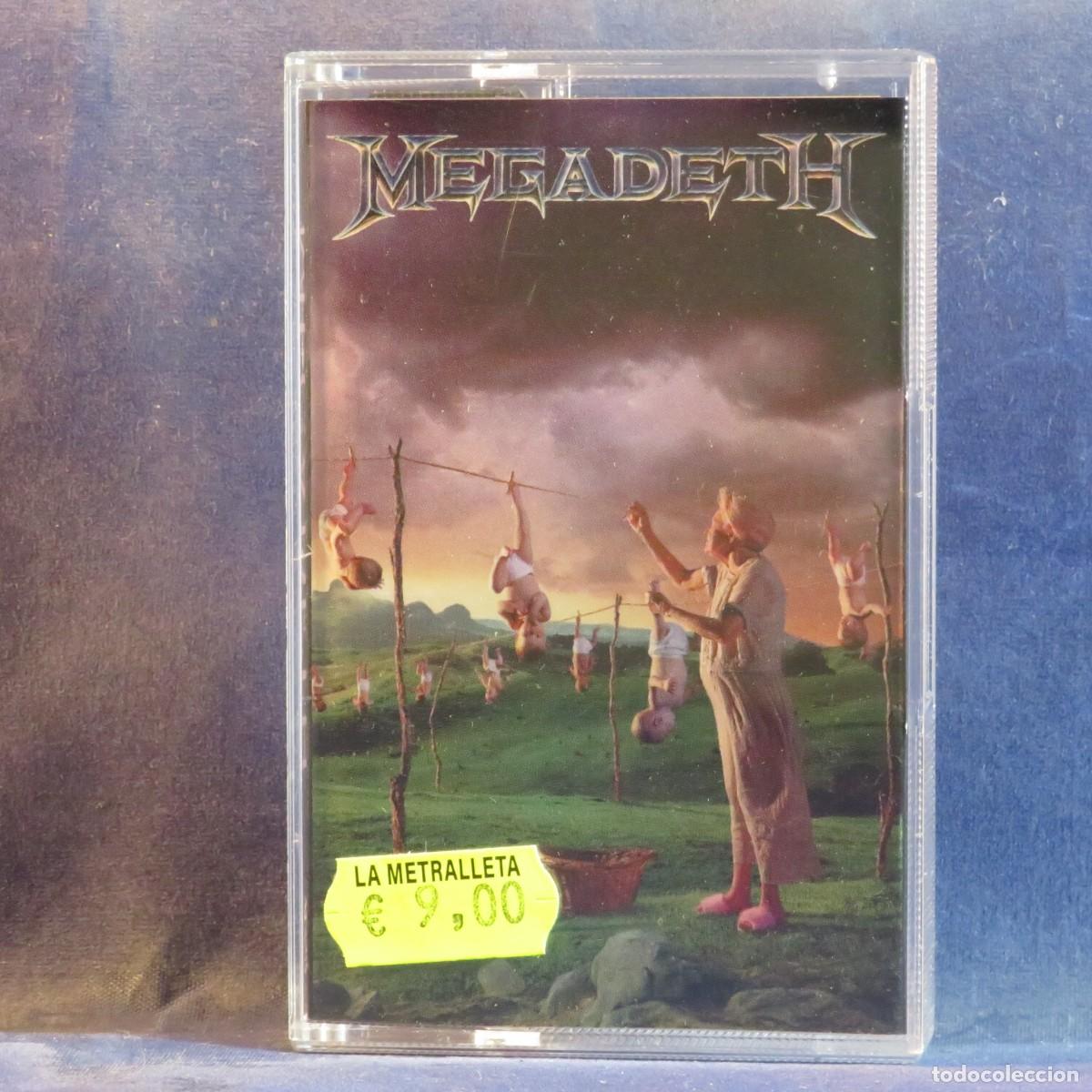 Casetes antiguos: MEGADETH &ndash; YOUTHANASIA - CASETE