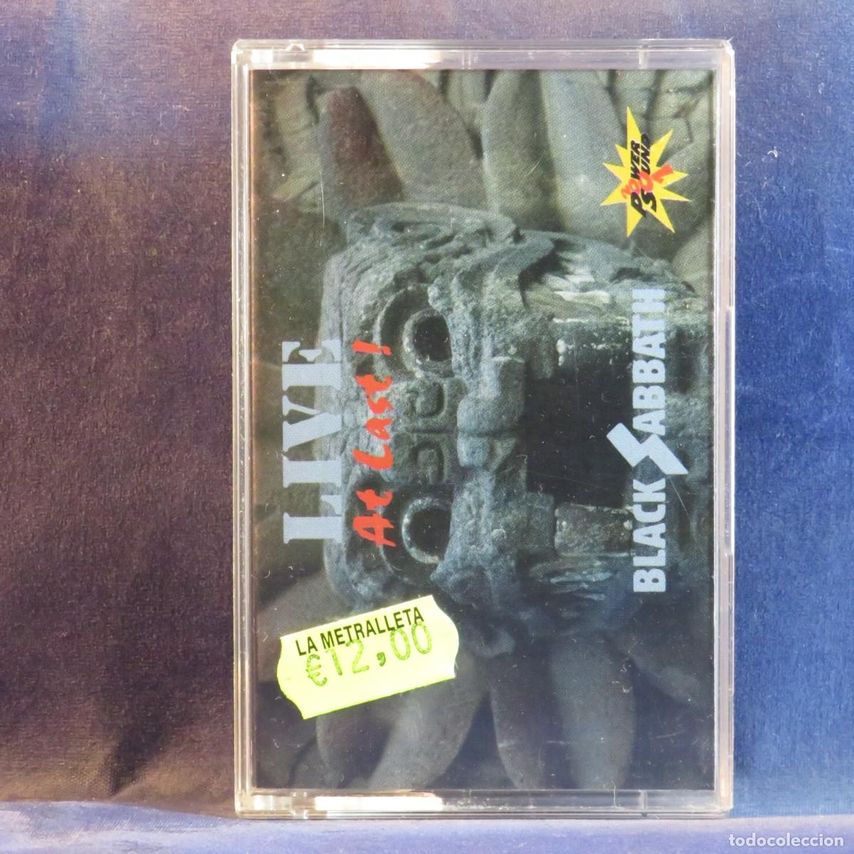 Casetes antiguos: BLACK SABBATH &ndash; LIVE AT LAST - CASETE