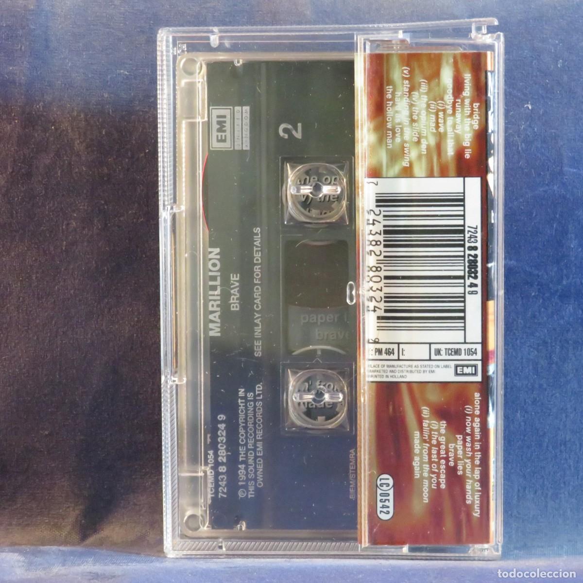Casetes antiguos: MARILLION &ndash; BRAVE - CASETE - Foto 2