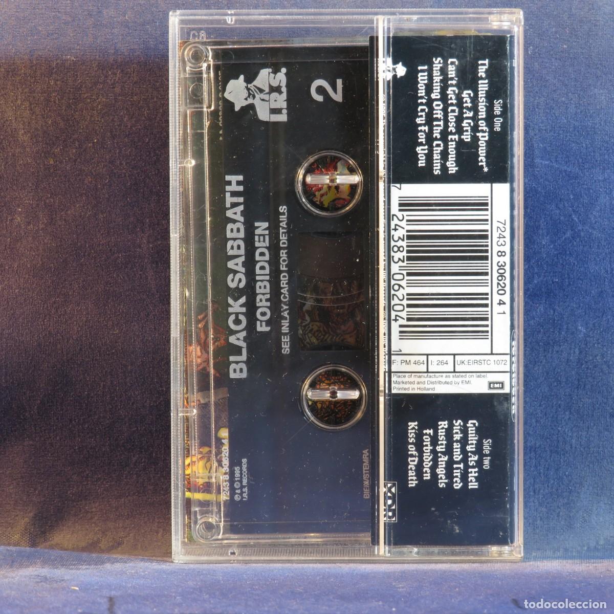 Casetes antiguos: BLACK SABBATH &ndash; FORBIDDEN - CASETE - Foto 2