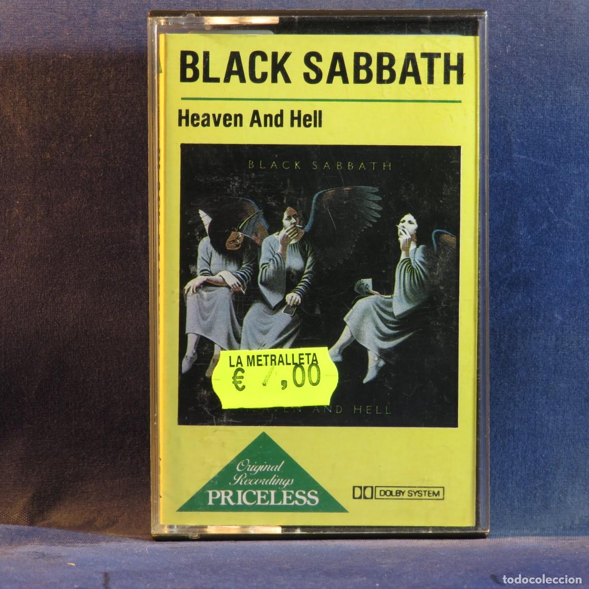 Casetes antiguos: BLACK SABBATH &ndash; HEAVEN AND HELL - CASETE