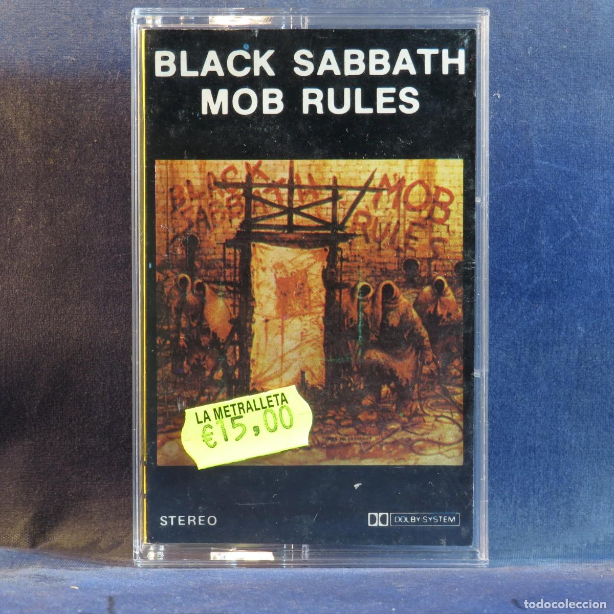 Casetes antiguos: BLACK SABBATH &ndash; MOB RULES - CASETE