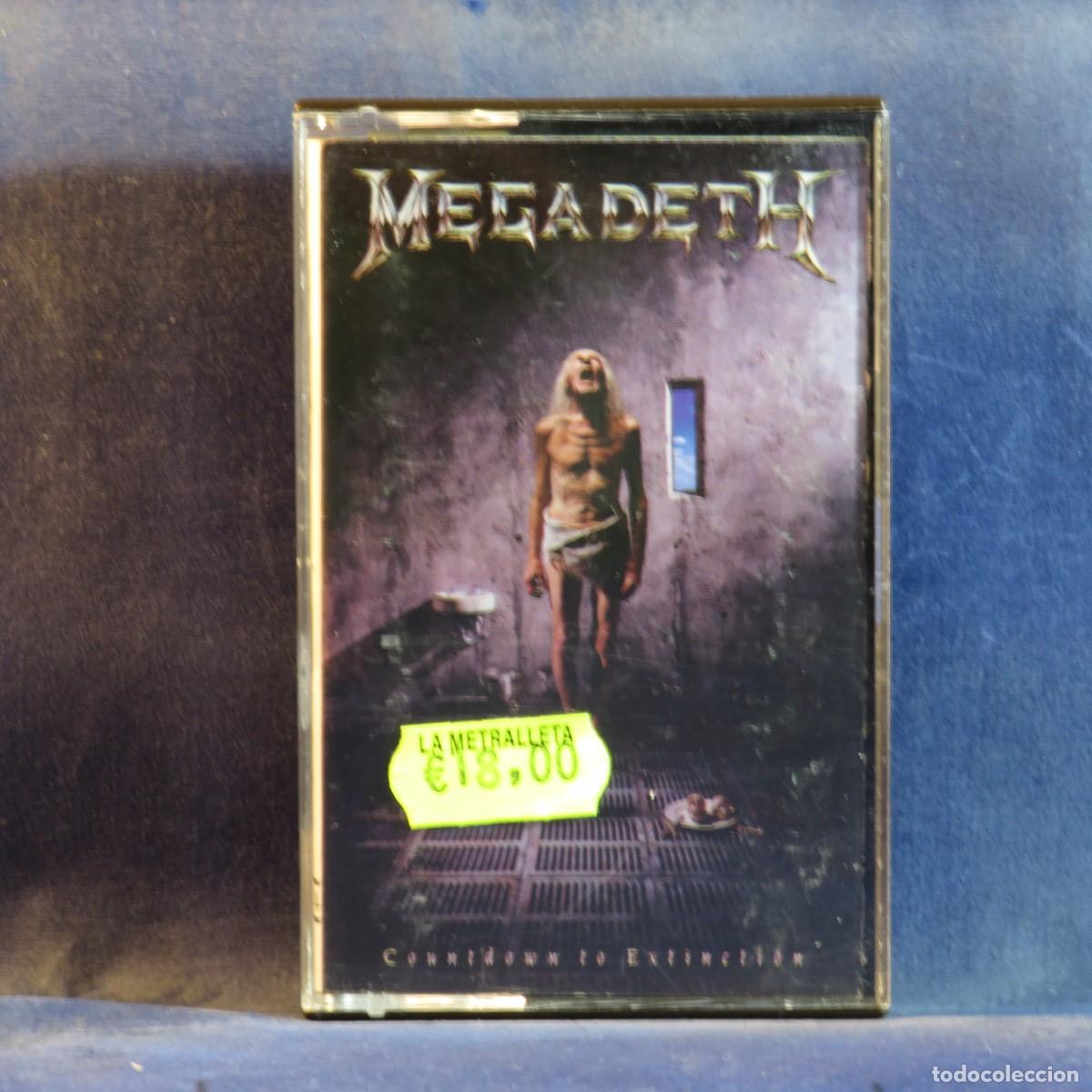 Casetes antiguos: MEGADETH &ndash; COUNTDOWN TO EXTINCTION - CASETE