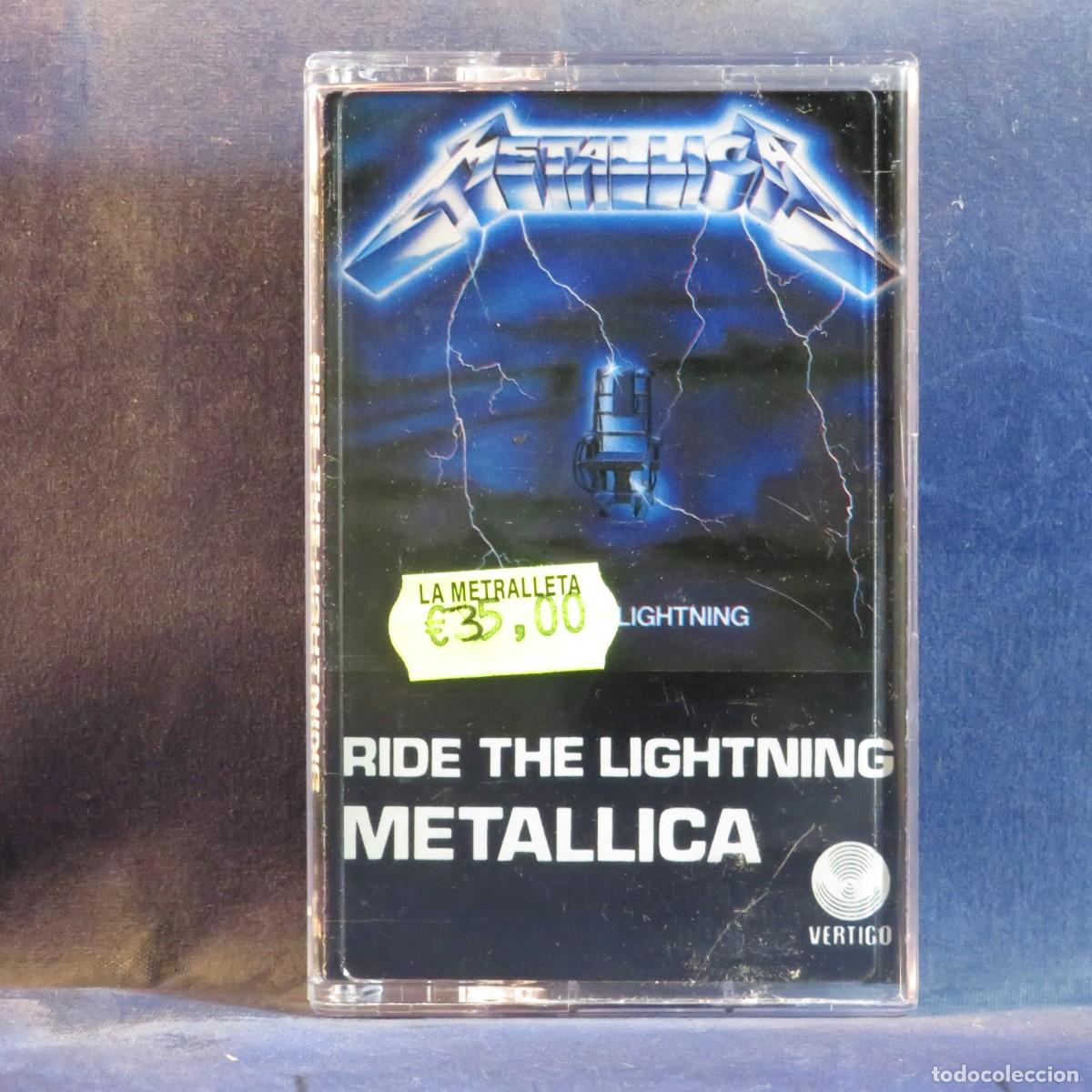 Casetes antiguos: METALLICA &ndash; RIDE THE LIGHTNING - CASETE