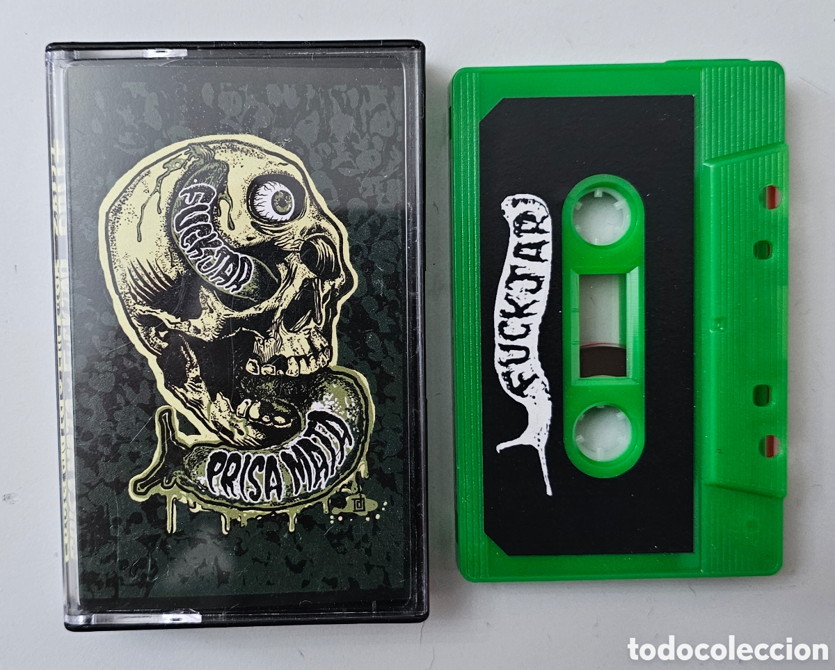Casetes antiguos: CASSETTE FUCKJAR & PRISA MATA - Split (UK - Privado - 2016) Hardcore Stoner Doom Metal