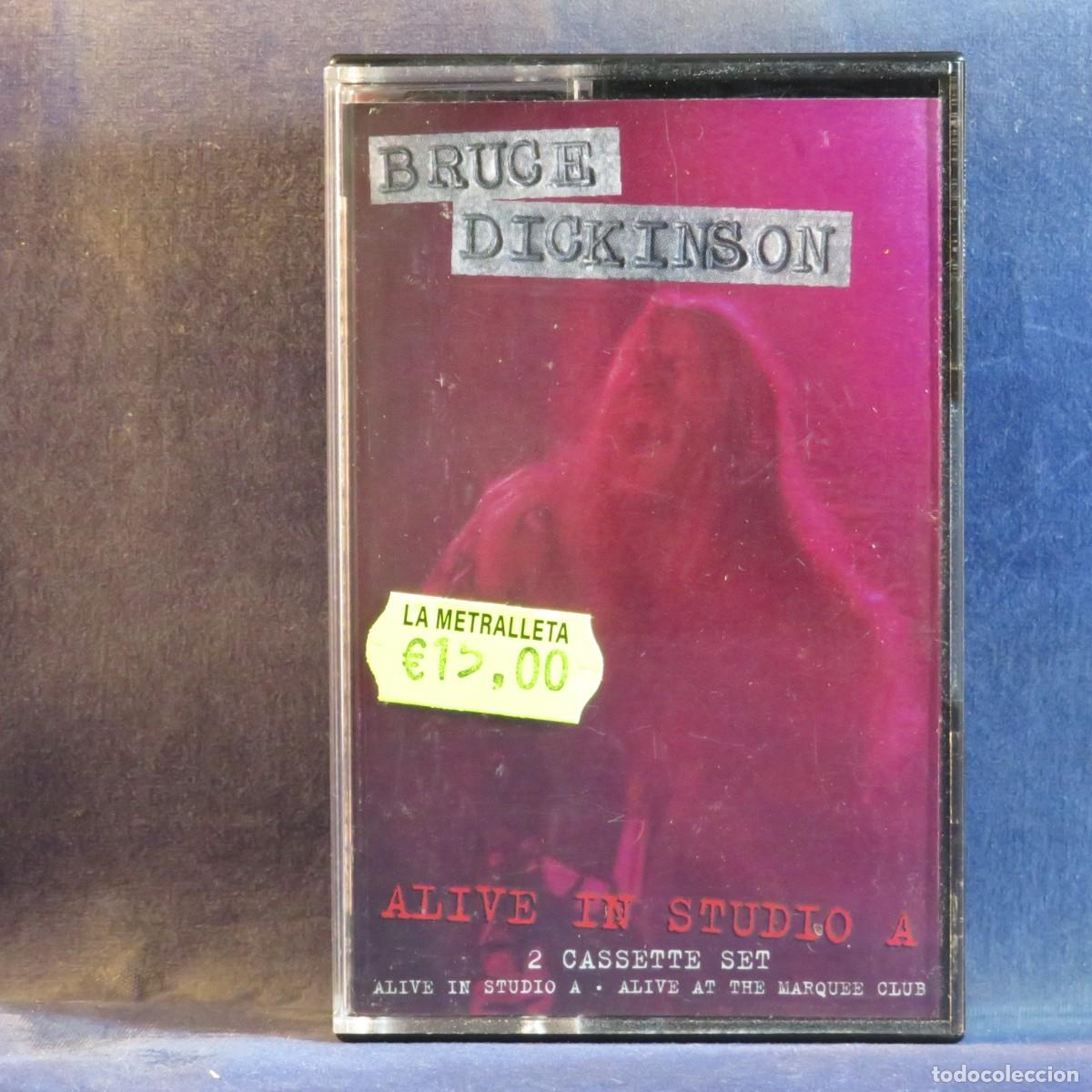 Casetes antiguos: BRUCE DICKINSON &ndash; ALIVE IN STUDIO A - 2 CASETE