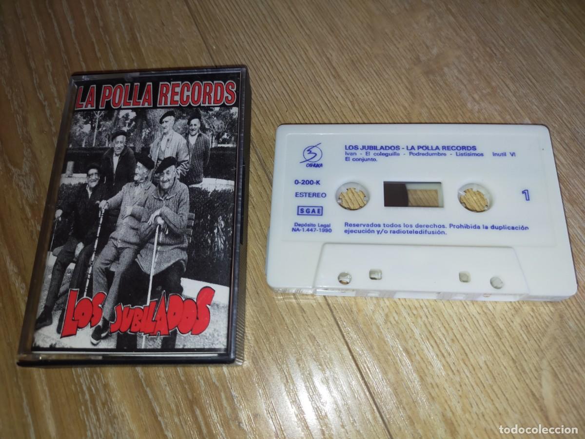 Casetes antiguos: LA POLLA RECORDS-LOS JUBILADOS-ORIGINAL 1990