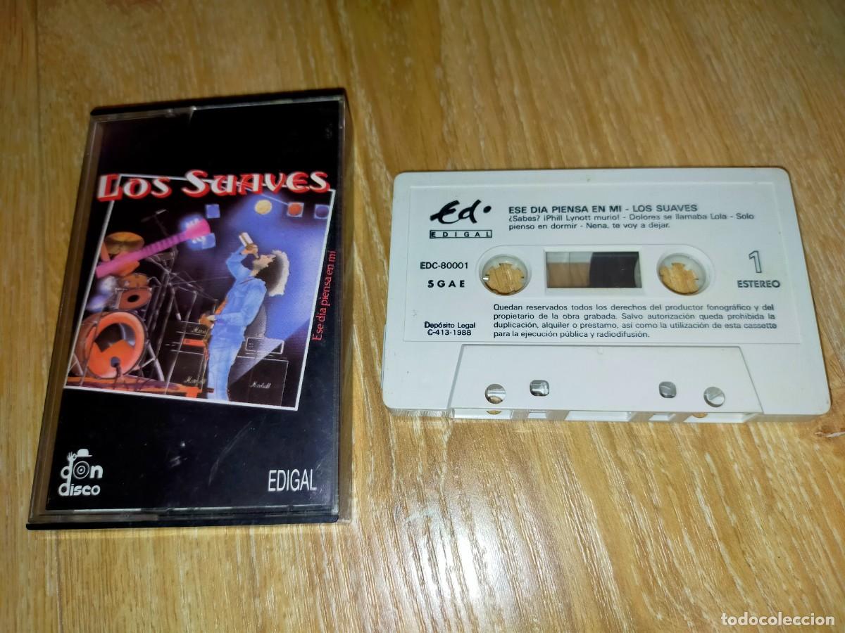 Casetes antiguos: LOS SUAVES-ESE DIA PIENSA EN MI-ORIGINAL 1988