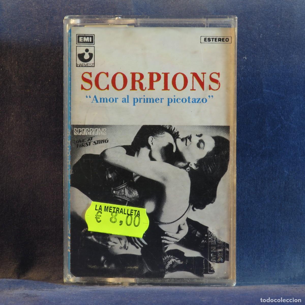 Casetes antiguos: SCORPIONS - AMOR AL PRIMER PICOTAZO - CASETE