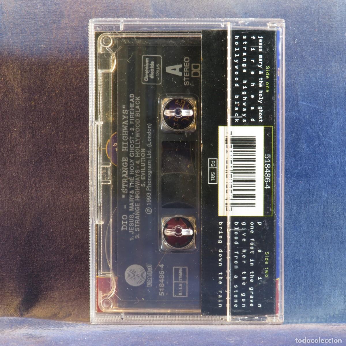 Casetes antiguos: DIO &ndash; STRANGE HIGHWAYS - CASETE - Foto 2
