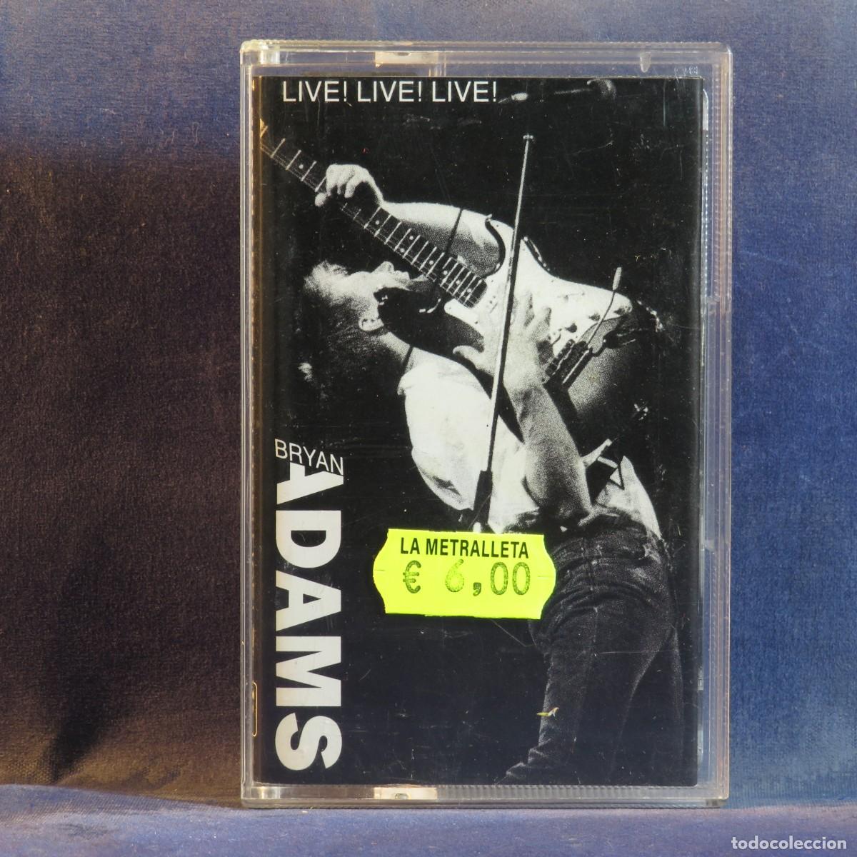 Casetes antiguos: BRYAN ADAMS &ndash; LIVE! LIVE! LIVE! - CASETE