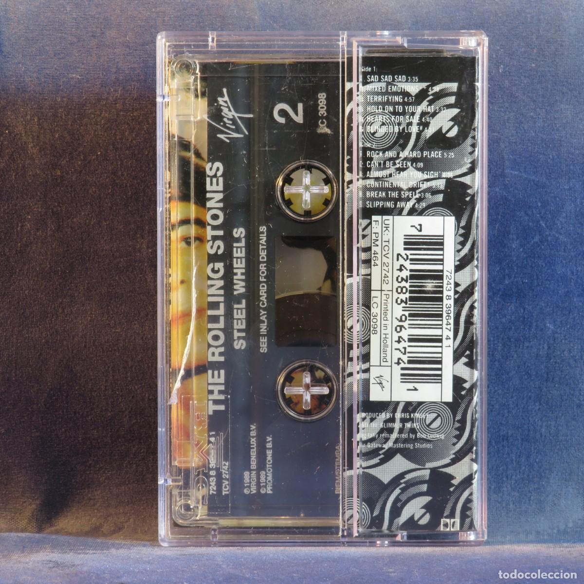 Casetes antiguos: ROLLING STONES &ndash; STEEL WHEELS - CASETE - Foto 2