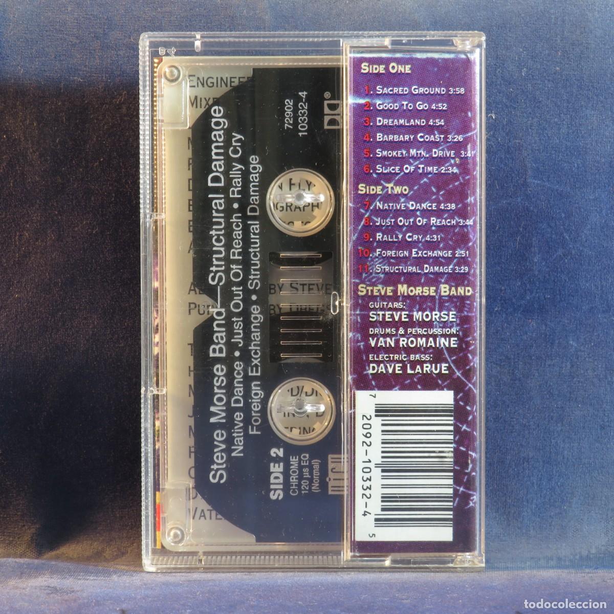 Casetes antiguos: STEVE MORSE BAND &ndash; STRUCTURAL DAMAGE - CASETE - Foto 2