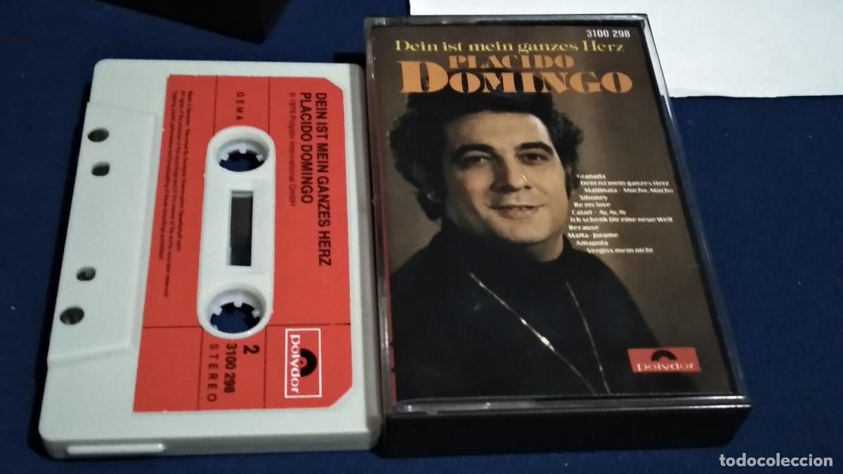 Casetes antiguos: DEIN IST MEIN GANZES HERZ PLACIDO DOMINGO - 1976 POLYDOR CASETE CINTA CASSETTE