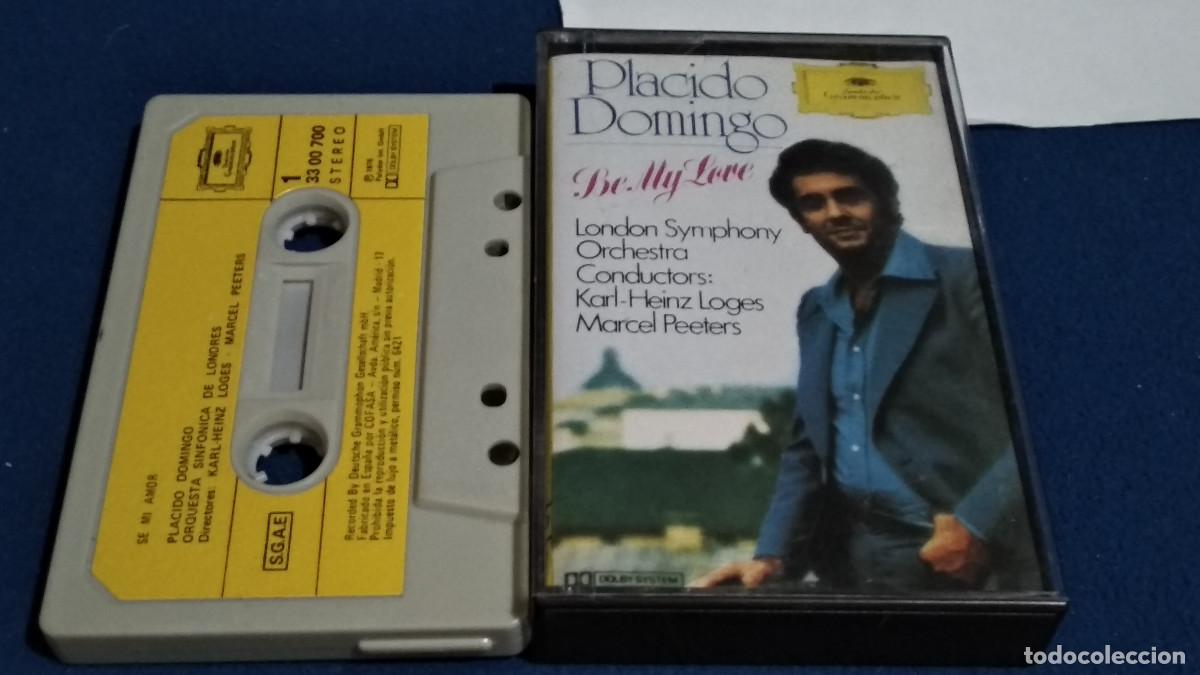 Casetes antiguos: Be My Love PLACIDO DOMINGO - 1976 Deutsche Grammophon POLYDOR CASETE CINTA CASSETTE