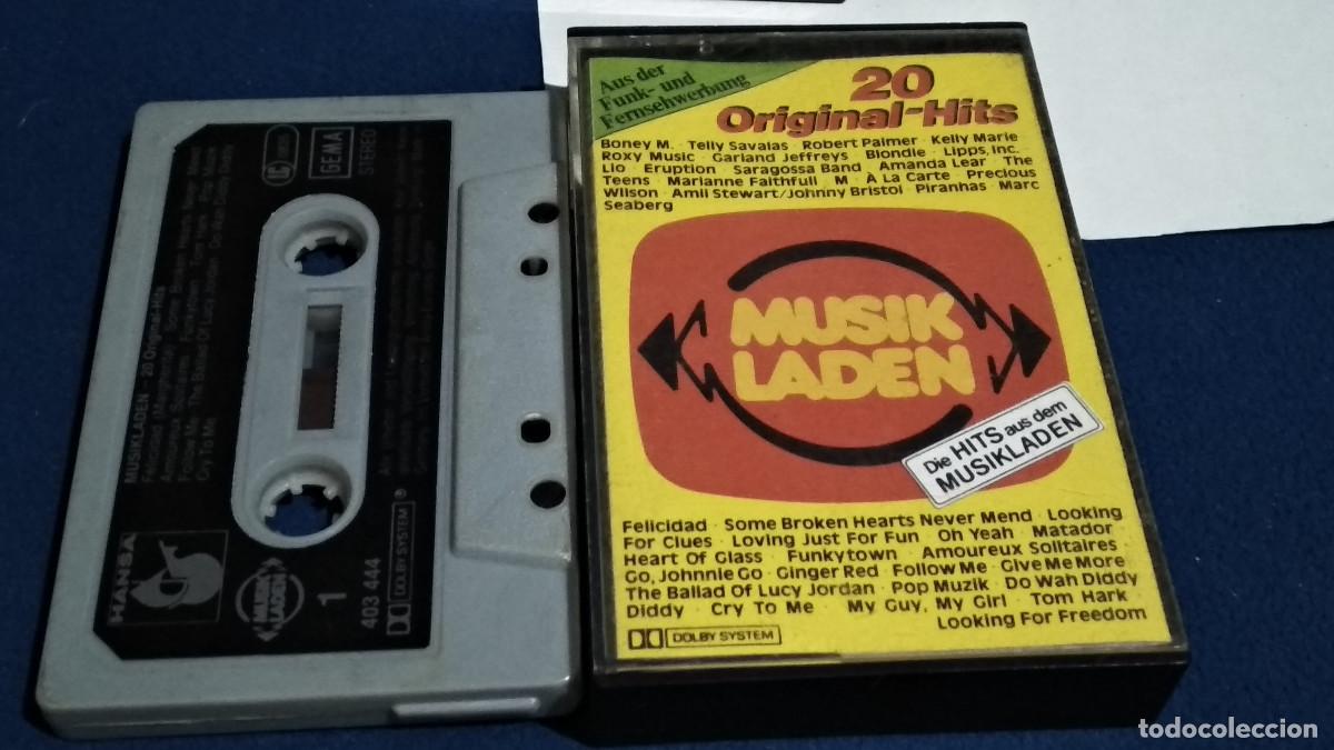 Casetes antiguos: Musikladen - 20 Original Hits - 1981 Hansa International CASETE CINTA CASSETTE VER CANCIONES