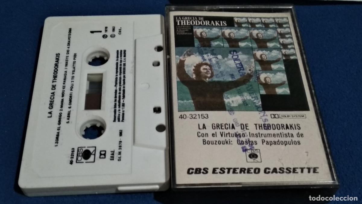 Casetes antiguos: Mikis Theodorakis &ndash; La Grecia De Theodorakis - 1982 CBS CASETE CINTA CASSETTE