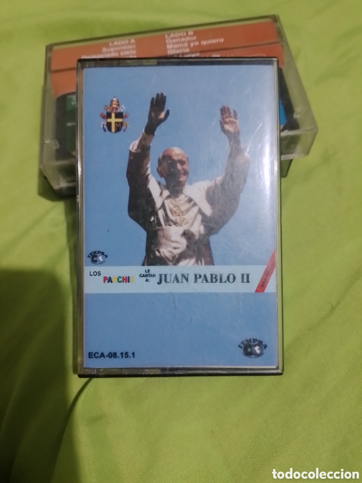 Casetes antiguos: Parchis Cassette a Juan Pablo II - Foto 2
