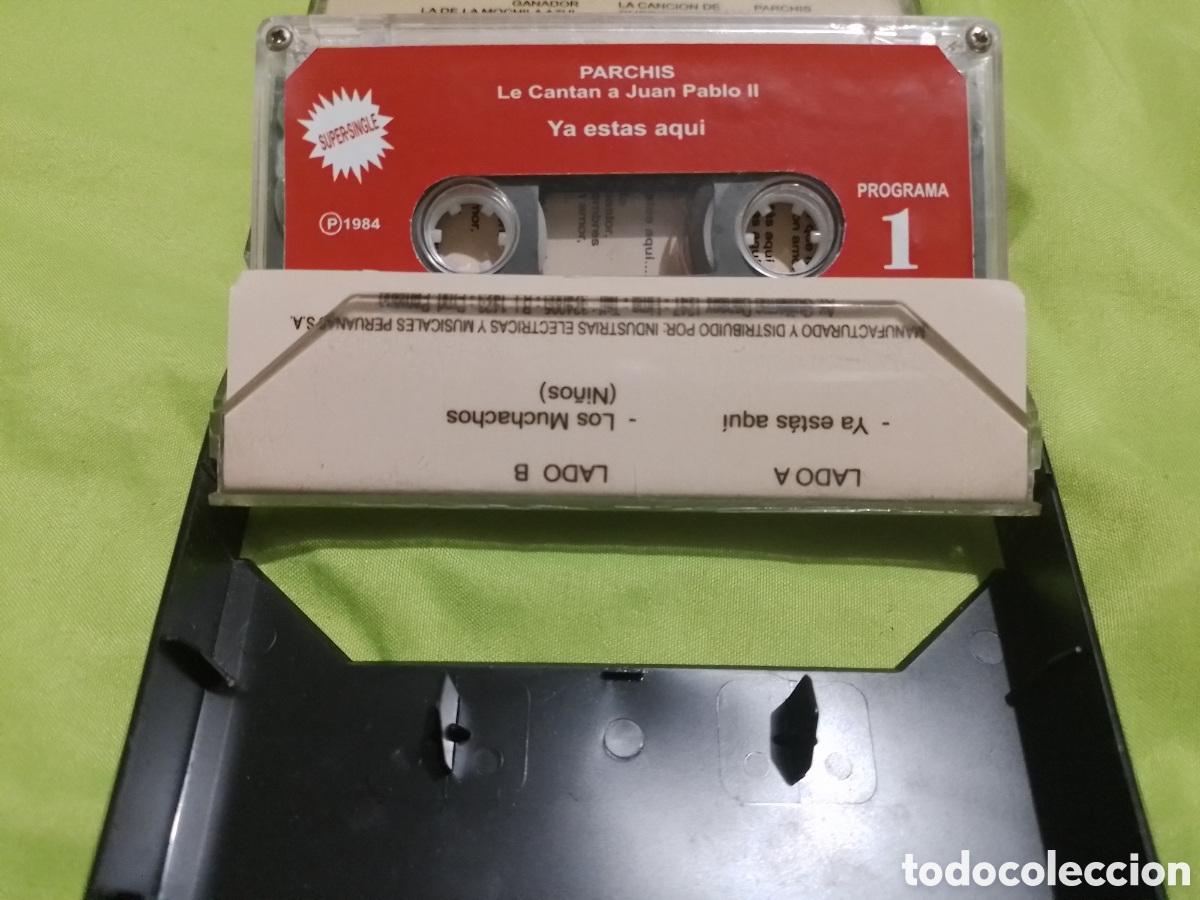 Casetes antiguos: Parchis Cassette a Juan Pablo II - Foto 3