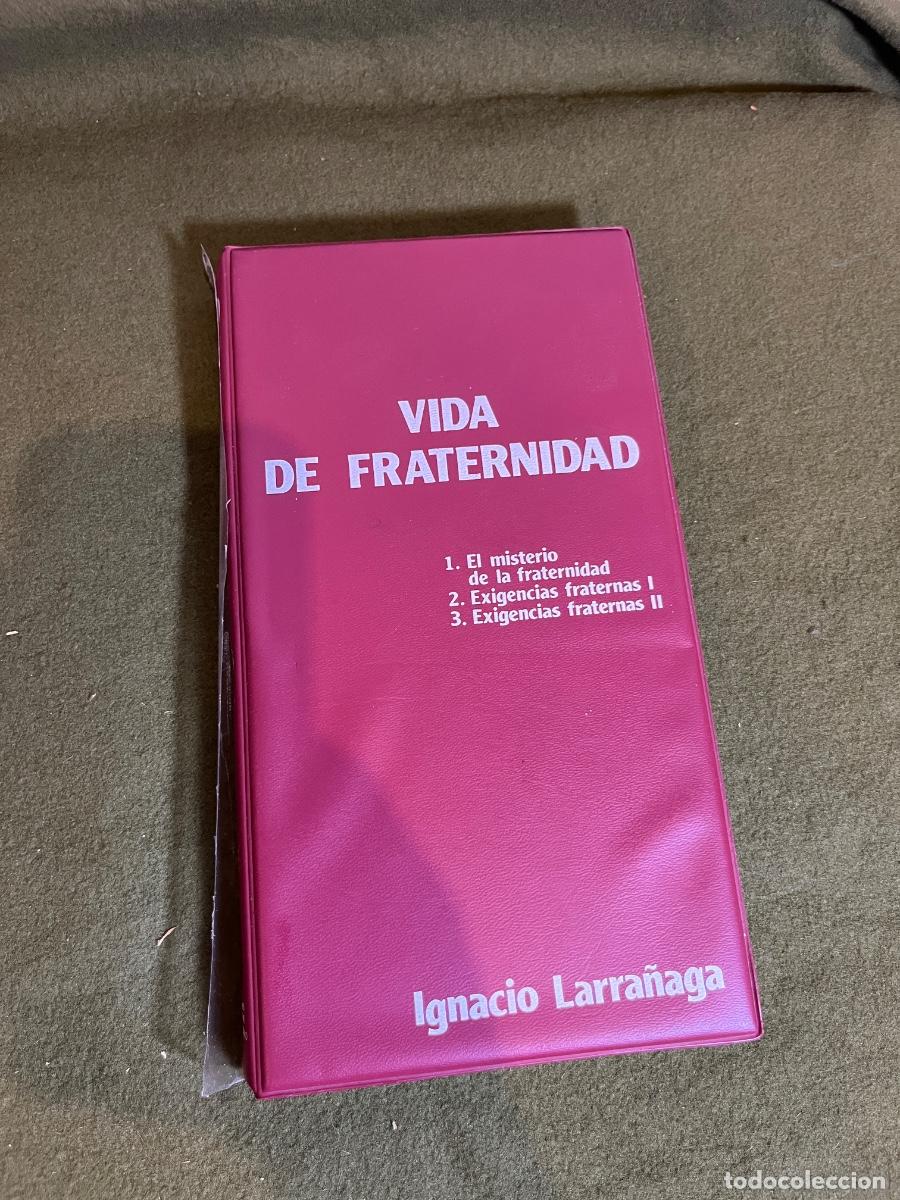Old Cassettes: Estuche Triple Casete Vida de Fraternidad Ignacio Larra&ntilde;aga Ediciones Paulinas Incompleto Desparejad