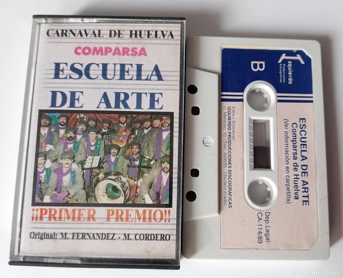 Cassette antiche: CARNAVAL DE CADIZ CASSETTE COMPARSA ESCUELA DE ARTE IZQUIERDO PRODUCCIONES