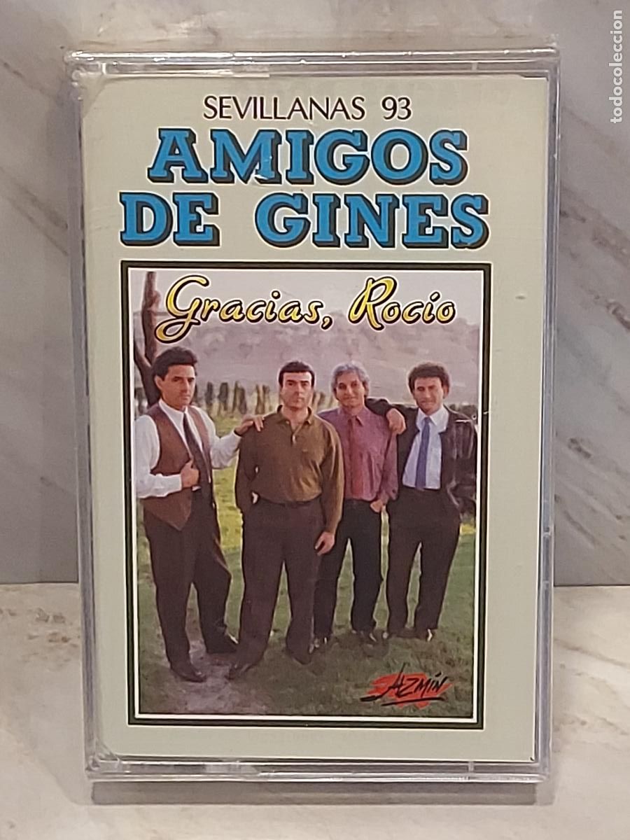 Casetes antiguos: AMIGOS DE GINES &ndash; GRACIAS, ROC&Iacute;O | SEVILLANAS 93 | CASETE JAZM&Iacute;N | PRECINTADO
