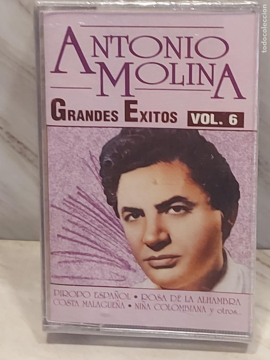 Casetes antiguos: ANTONIO MOLINA &ndash; GRANDES &Eacute;XITOS VOL. 6 | CASETE PRECINTADO