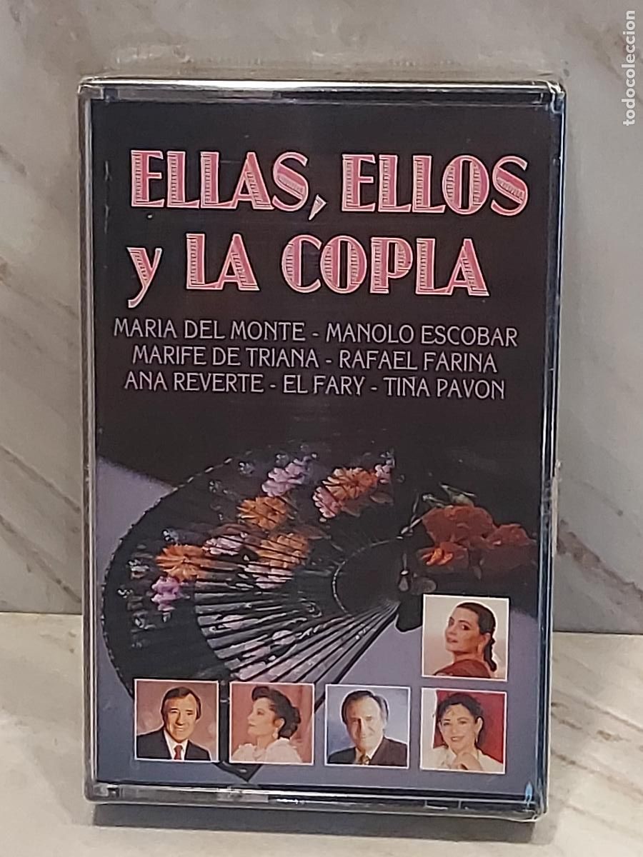 Casetes antiguos: ELLAS, ELLOS Y LA COPLA | CASETE PRECINTADO | VARIOS ARTISTAS